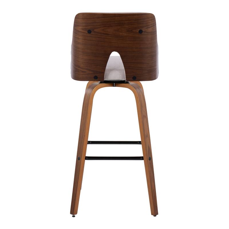 Carson Carrington Valberg 30" FixedHeight Bar Stool With Bent Wood